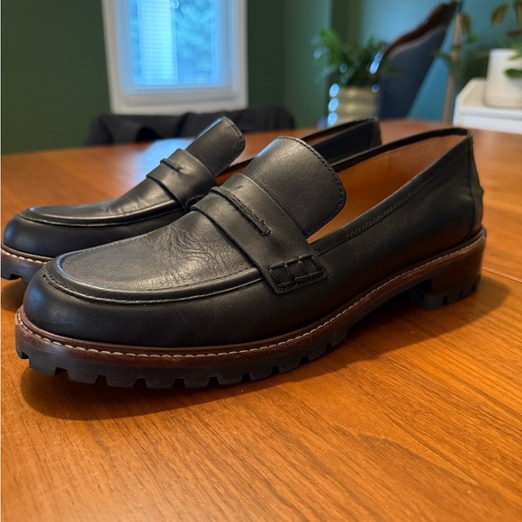 Madewell Women’s Black Leather Corinne Loafers - Picture 7 of 12